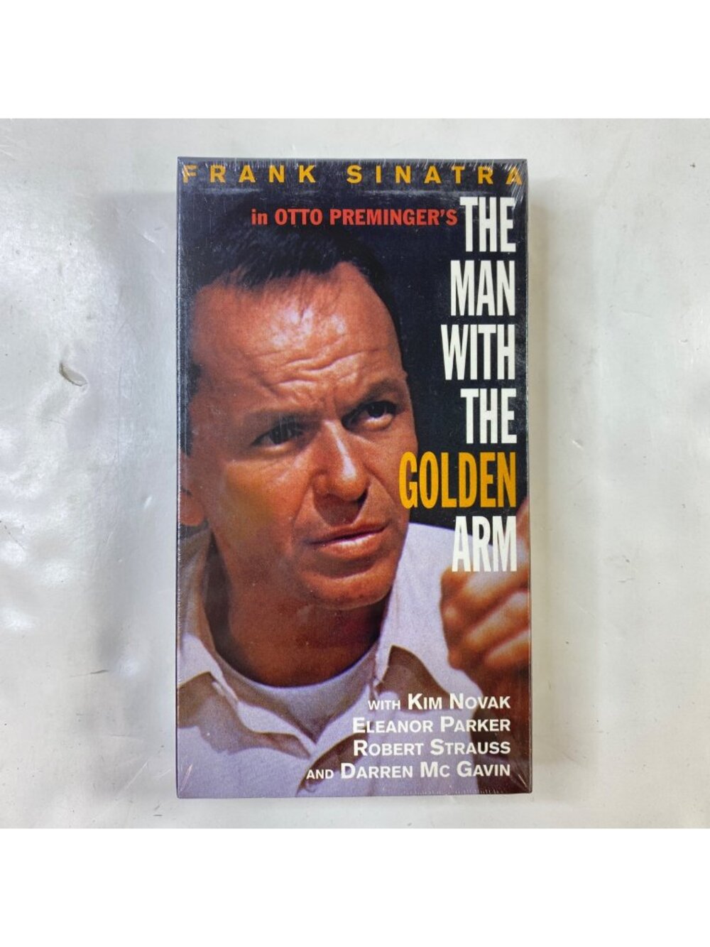 The Man With The Golden Arm 1955 VHS Drama Frank Sinatra Kim Novak Sealed